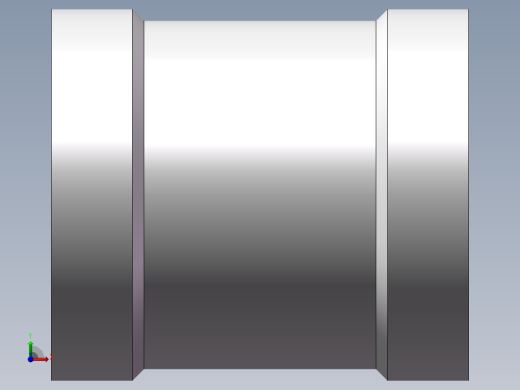 管箍-等径有边 DN20前视缩略图