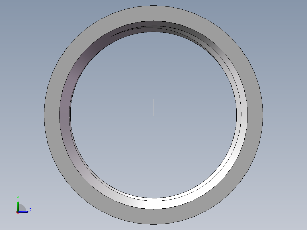 管箍-等径有边 DN20左视图