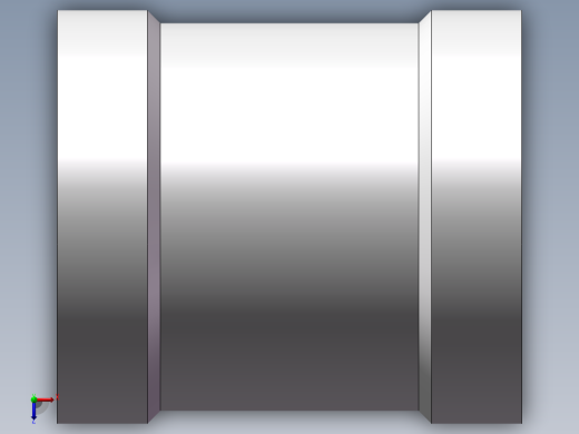 管箍-等径有边 DN20俯视缩略图