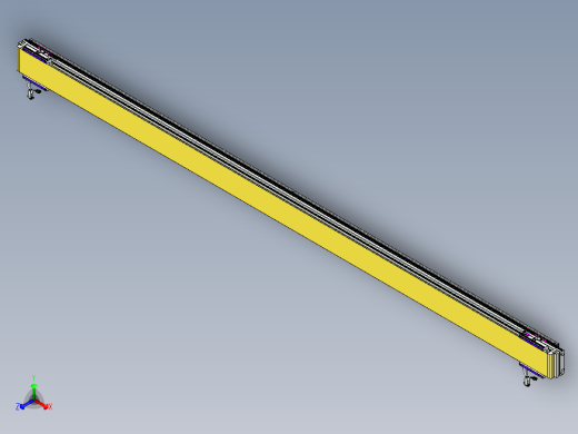 威洛博VL系列直线电机模组-2VL14S2-S3150正等轴测缩略图