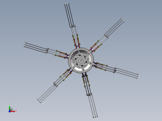 仿生蜘蛛机械SW三维==1264736==30前视缩略图