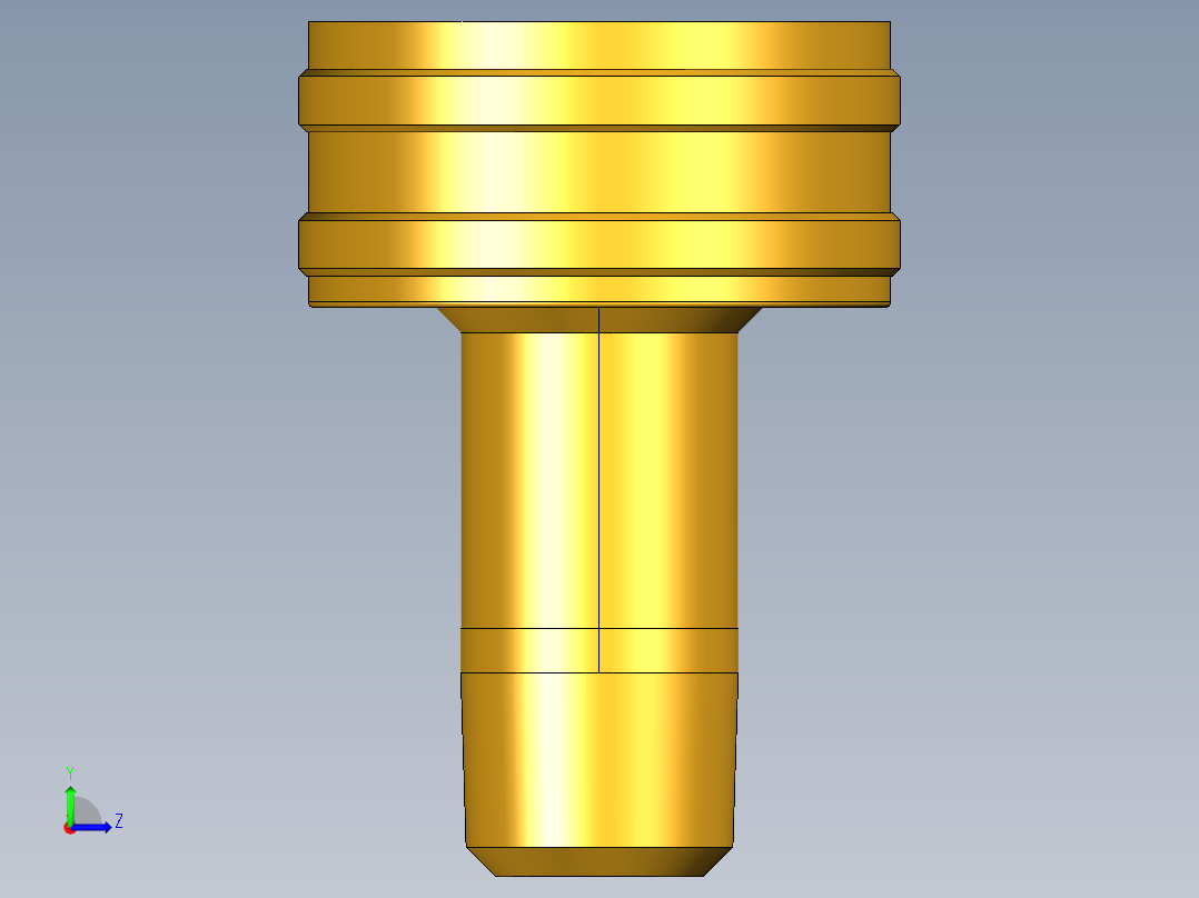 水管接头Swivel Connector Female Garden Hose to Male Pipe 88GH-12-4左视图