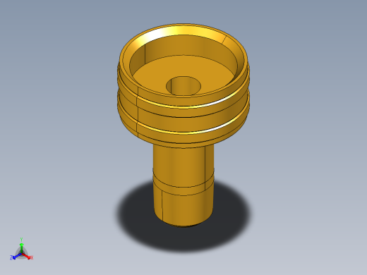 水管接头Swivel Connector Female Garden Hose to Male Pipe 88GH-12-4正等轴测缩略图