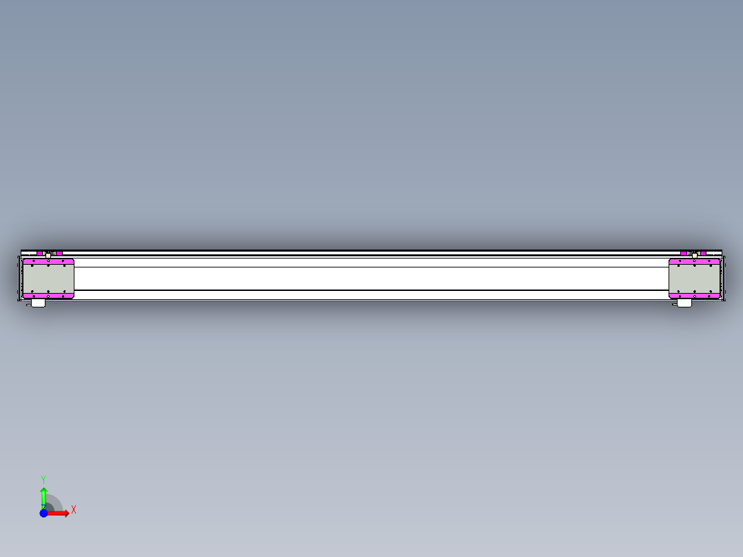 威洛博LC系列3d模型模组2LC14S1Y-S1800前视图
