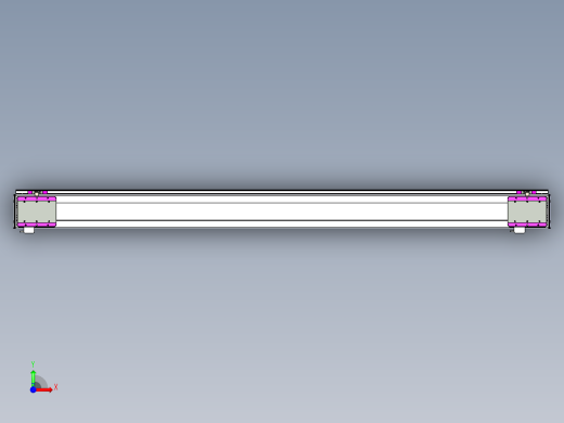 威洛博LC系列3d模型模组2LC14S1Y-S1800前视缩略图