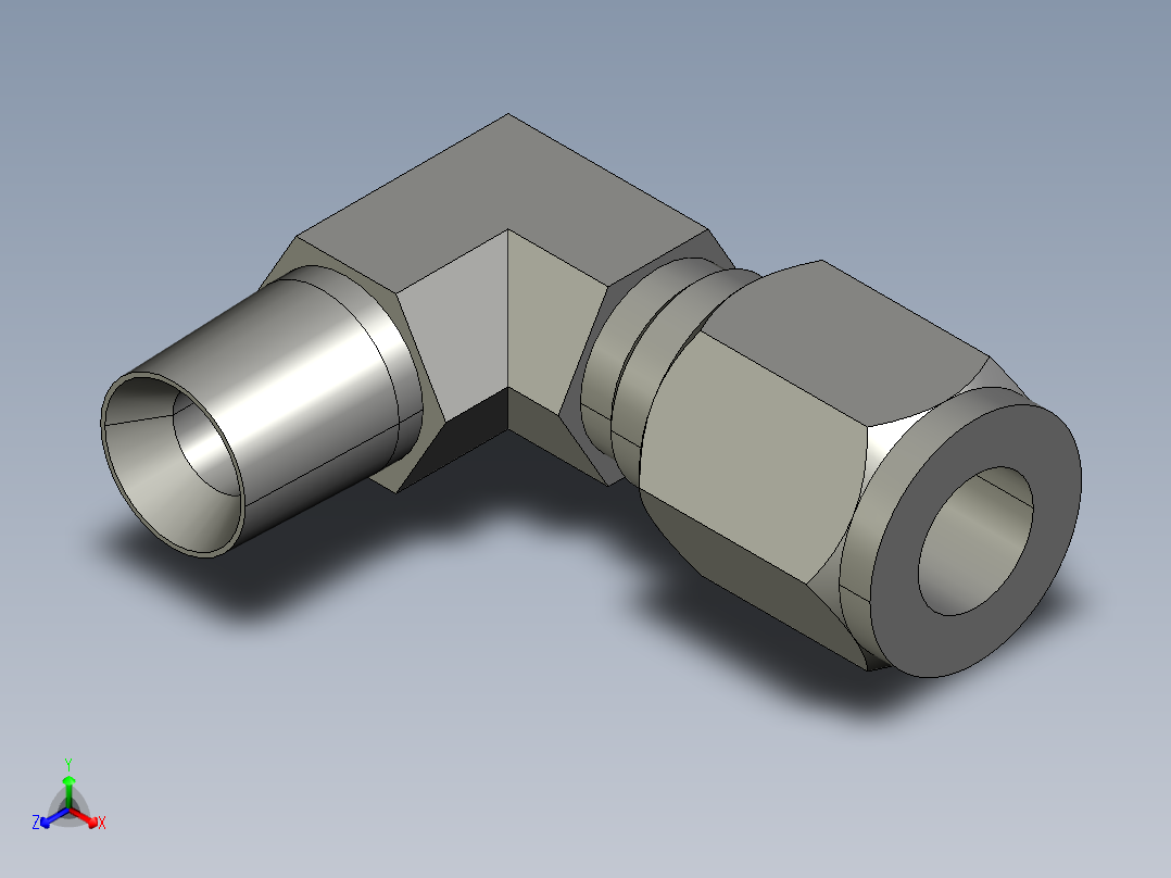 卡套式工业通用硬管接头6_cbu-s主视图