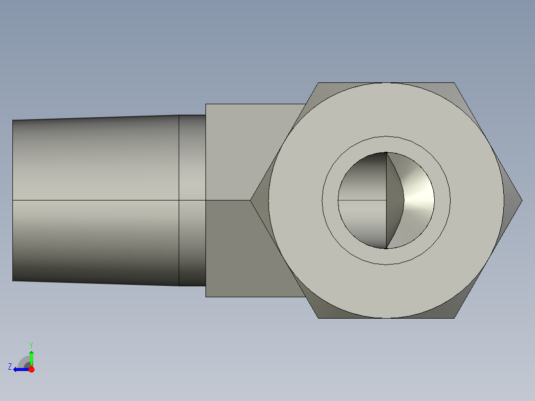 卡套式工业通用硬管接头6_cbu-s右视图