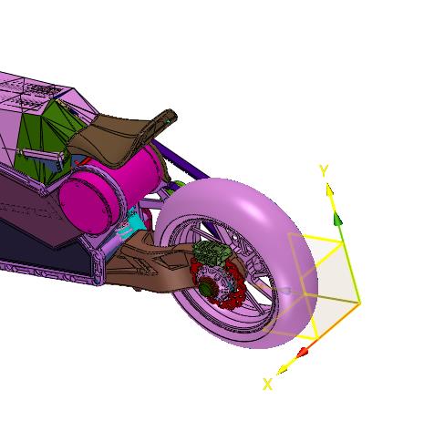 高速运动电驱摩托车