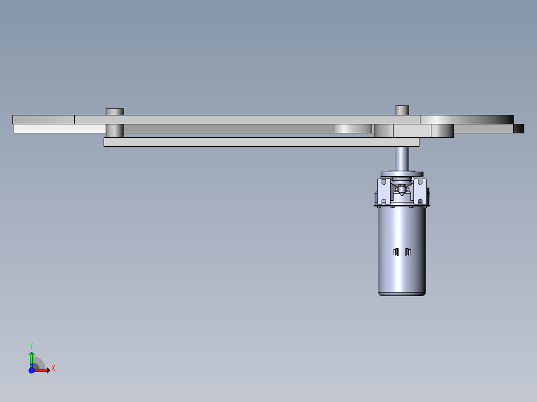 凸轮剪切前视图