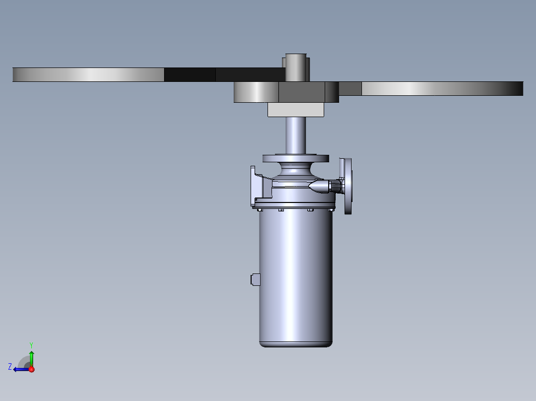 凸轮剪切右视图