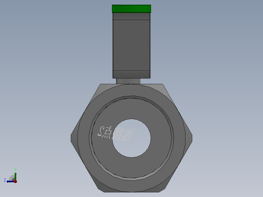 一片式内螺纹球阀-316 DN8-DN80后视图
