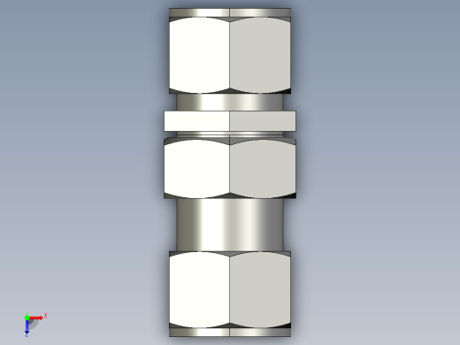 卡套式工业通用硬管接头16_wbu-s俯视缩略图