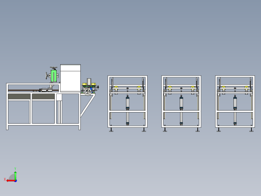 管材激光下料机step后视缩略图