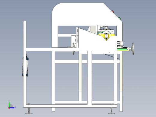 管材激光下料机step左视缩略图