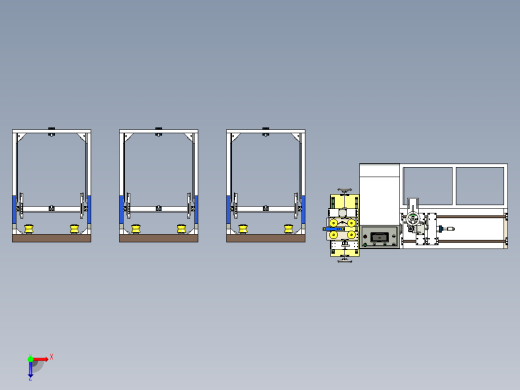 管材激光下料机step俯视缩略图