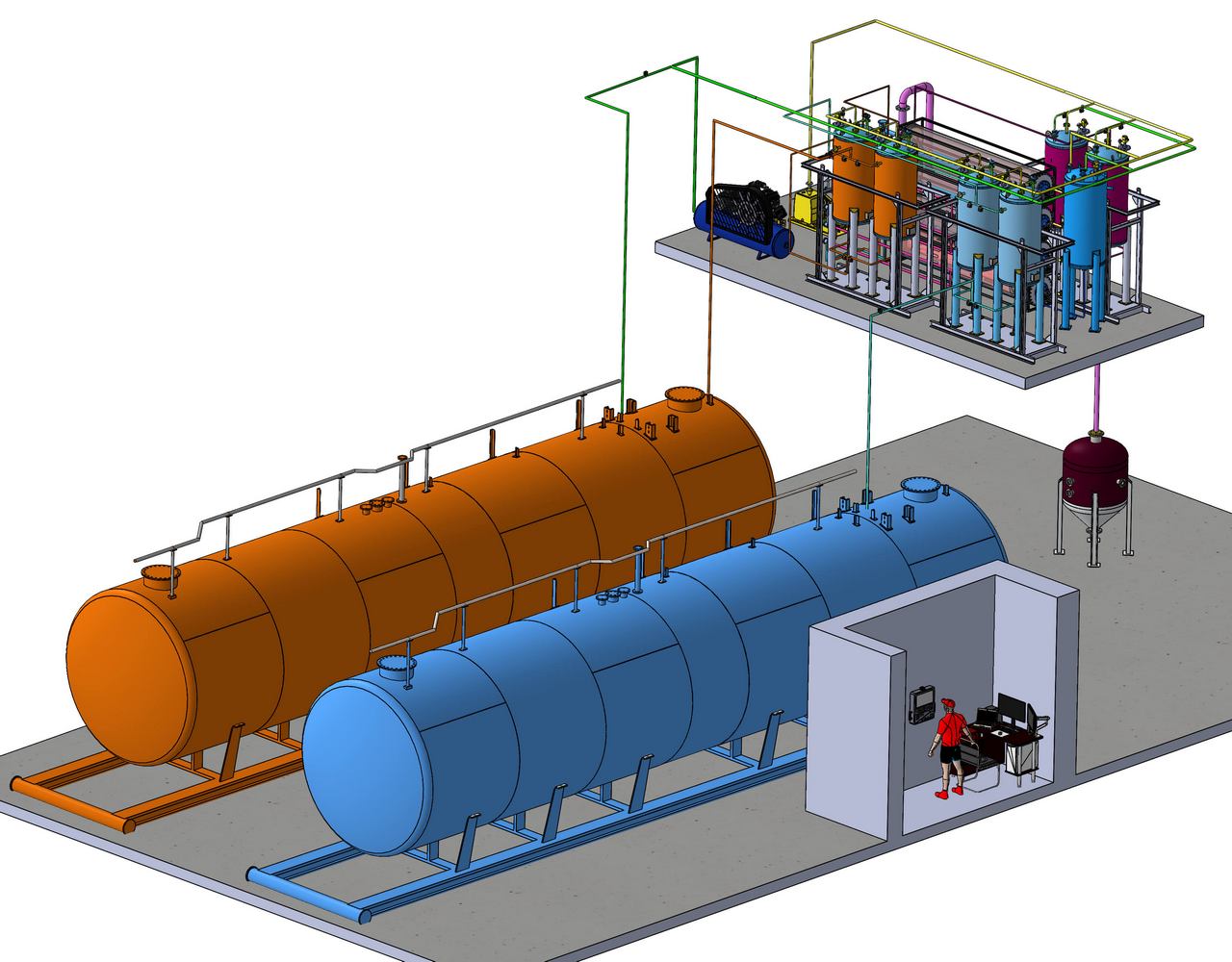 现代新型先进液态放射性废物浓缩和处理设施sw21可编辑
