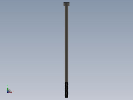 Screw_DIN_912_M5x130_A2.SLDPRT公制内六角螺钉前视缩略图