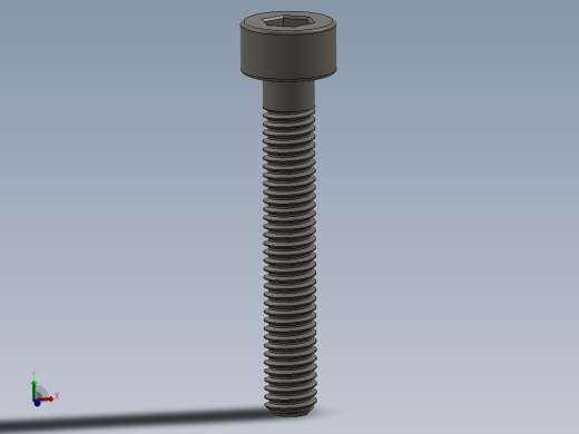 Screw_DIN_912_M3x20_A2.SLDPRT公制内六角螺钉