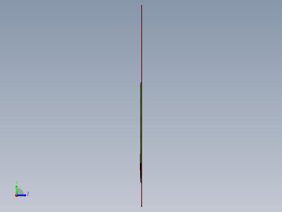 轻薄款笔记本C壳铣倒角程序模型左视图