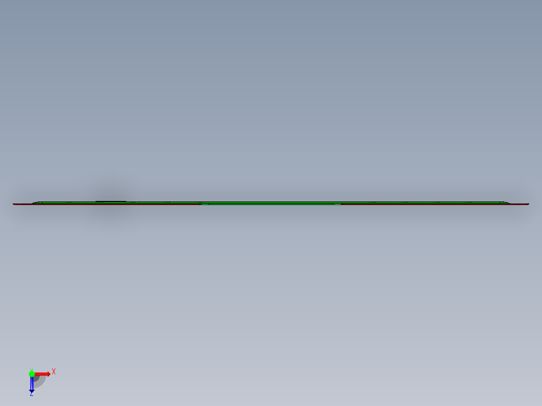 轻薄款笔记本C壳铣倒角程序模型俯视图