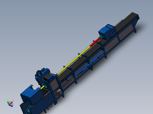激光自动切管机3ds