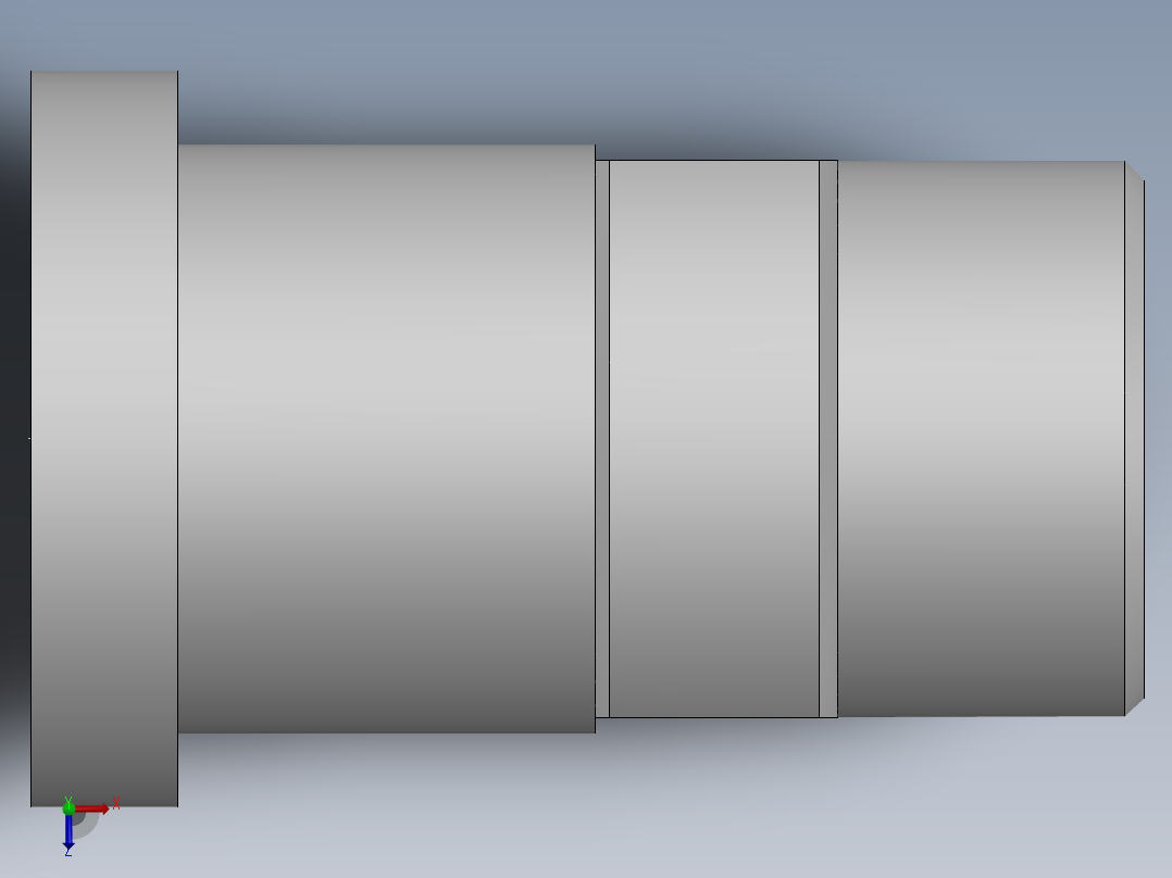 法兰接头、1DCF-36-16俯视图