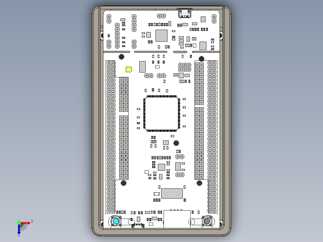 电路板、主板(115)俯视图
