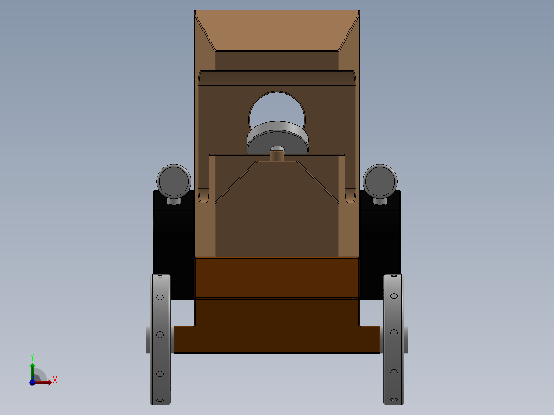 T 型汽车前视图