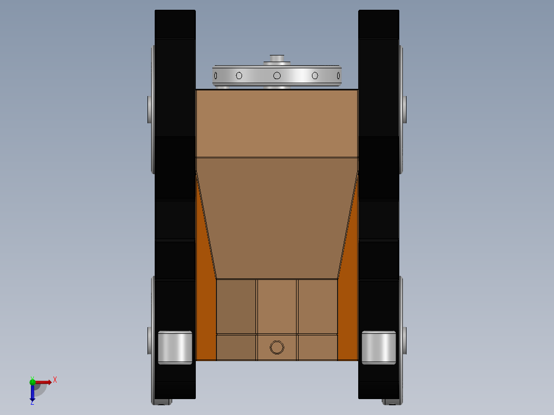 T 型汽车俯视图