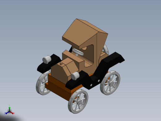 T 型汽车正等轴测缩略图