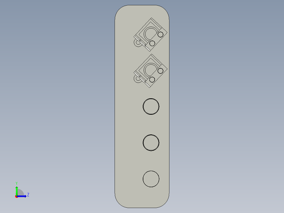 02-00护罩组件(静态调试和静态点检测)左视图