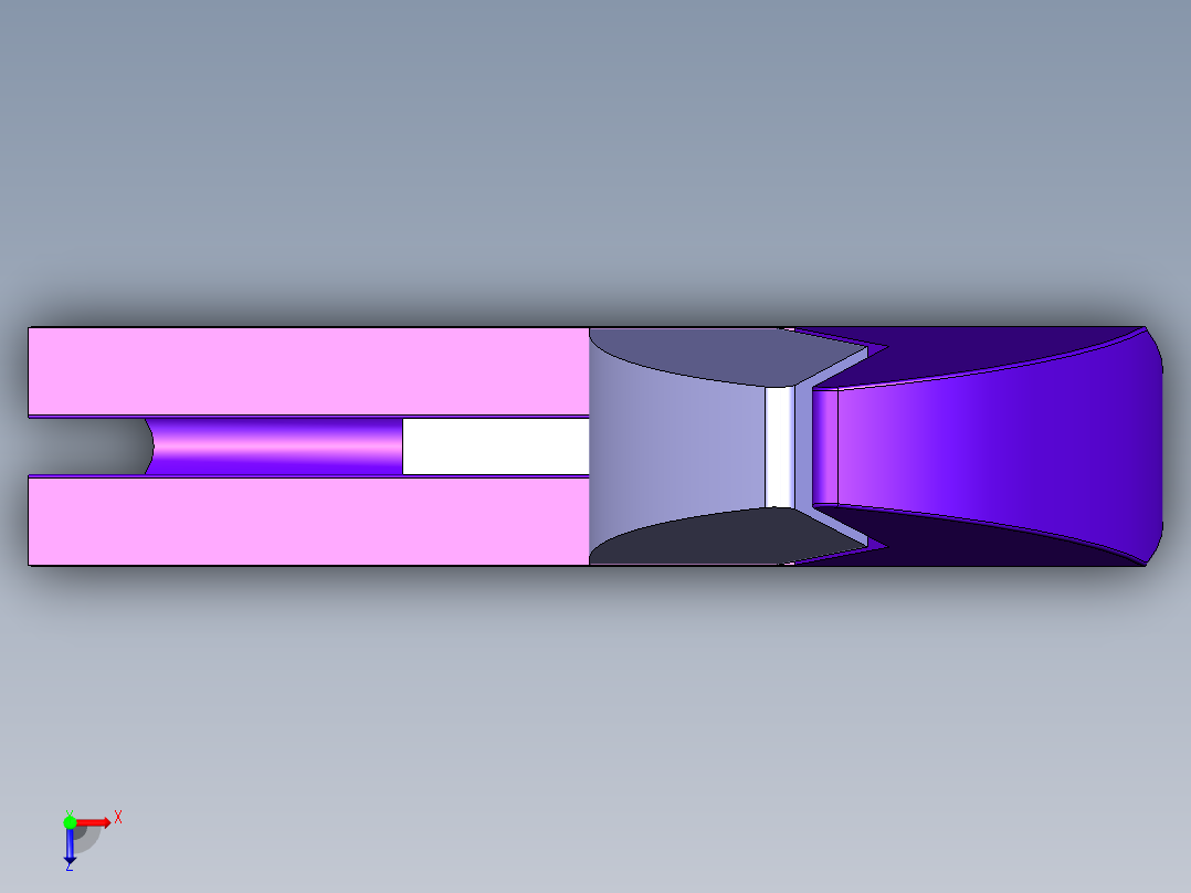 活动扳手俯视图