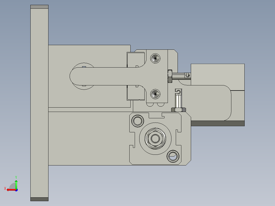 LXYC-BOSS镜向0300长度检测机构-CDJC后视图