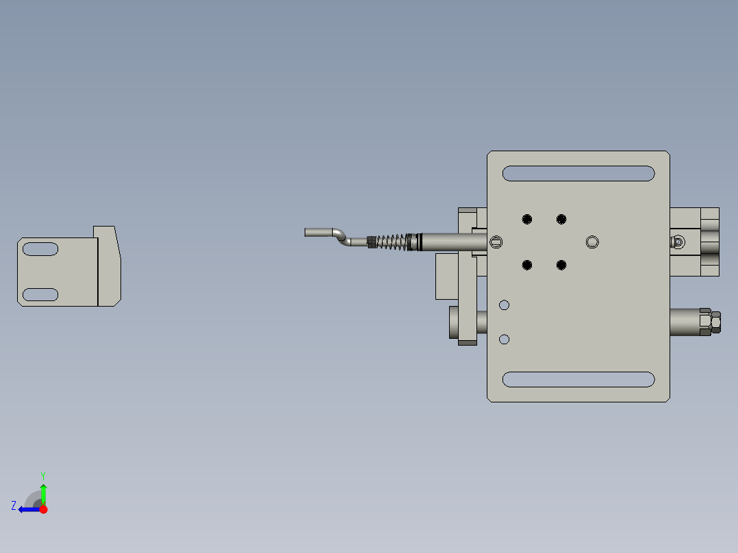LXYC-BOSS镜向0300长度检测机构-CDJC右视图