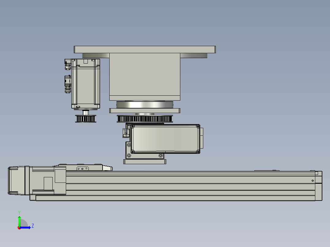 排片平台左视图