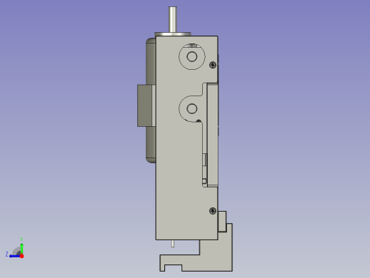 中间打孔组件右视缩略图