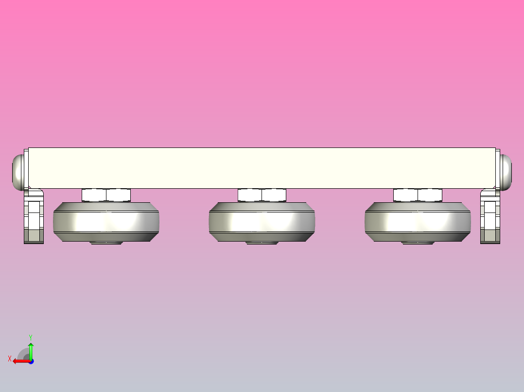 UTVC2XWPA BWC槽式导轨 VC系列滑块后视图