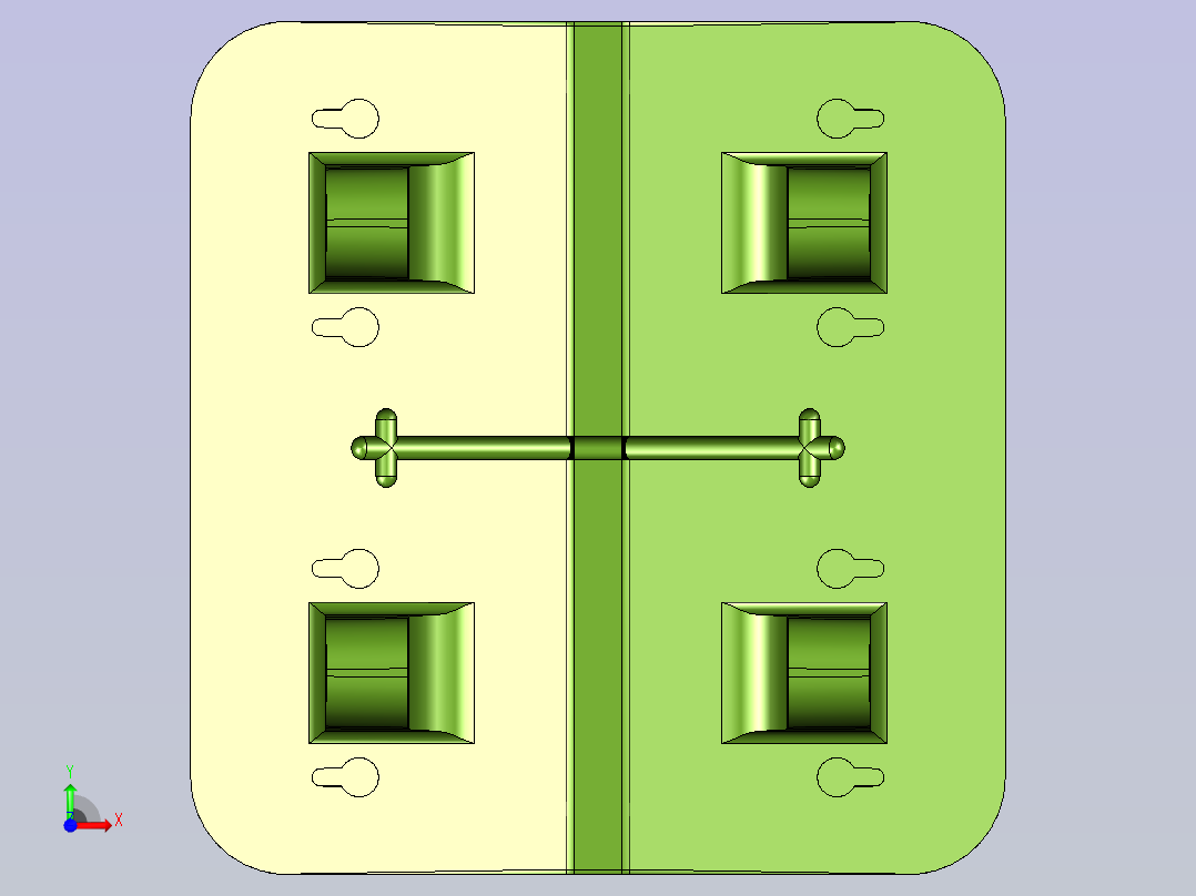 练习流道１前视图