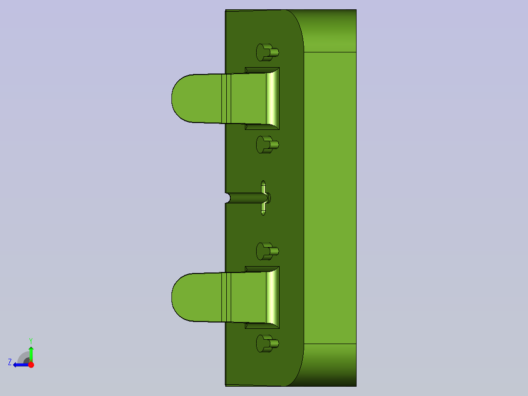 练习流道１右视图