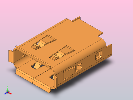 USB接口正等轴测缩略图