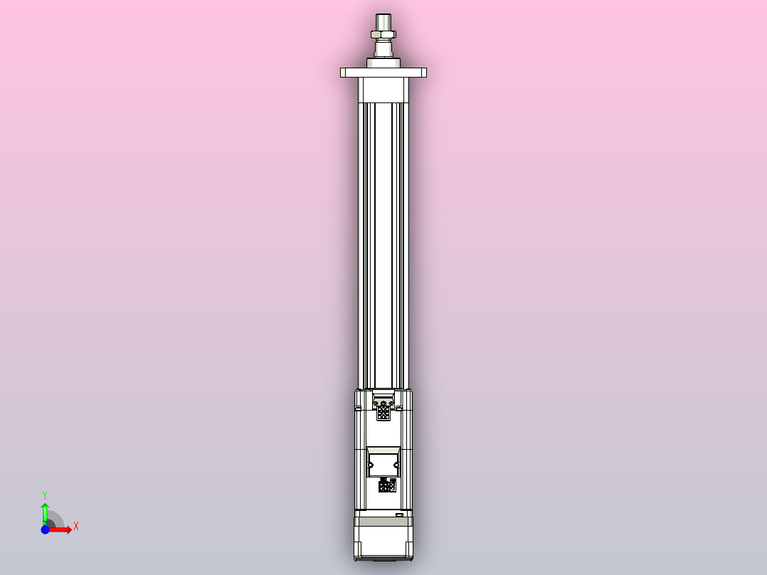 轻载电动缸TPA-ESR40-1210C-L300-MR-FA-W-P40-C3前视图