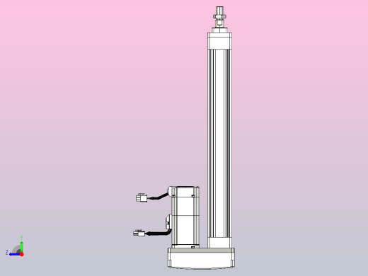 轻载电动缸TPA-ESR40-1210C-L300-MR-FA-W-P40-C3右视缩略图