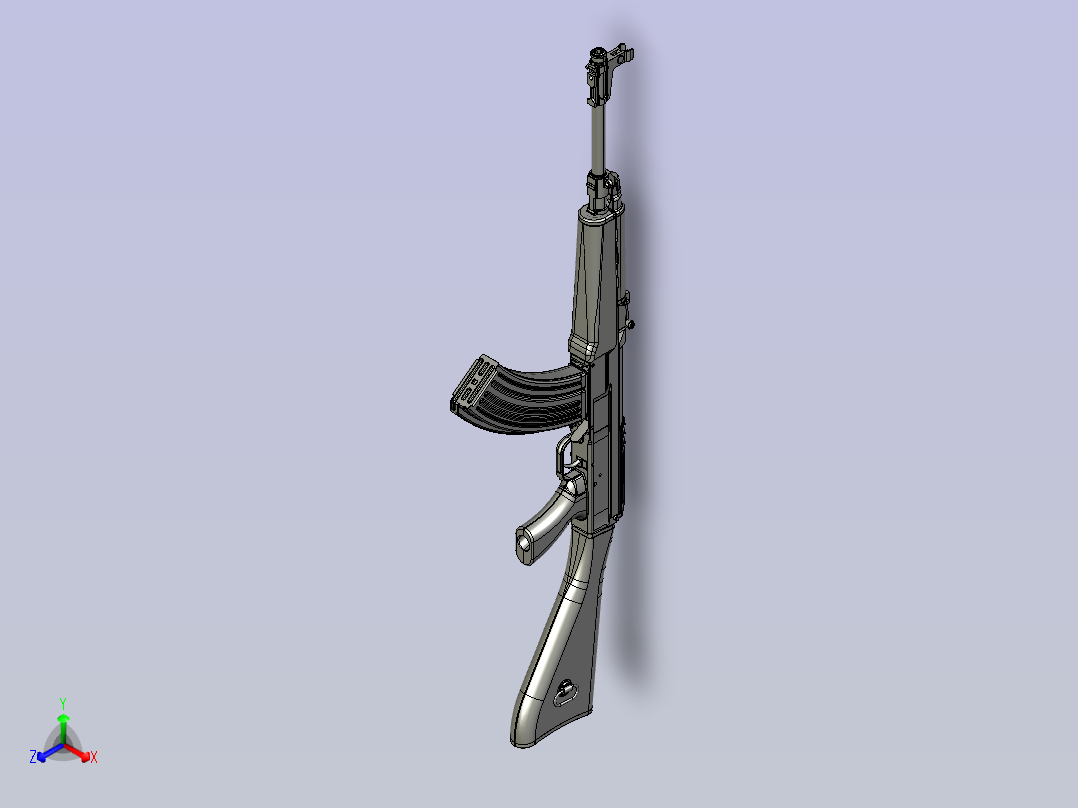 冲锋枪 vz58主视图