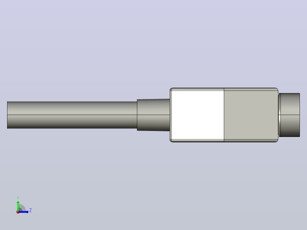 usb电缆左视图