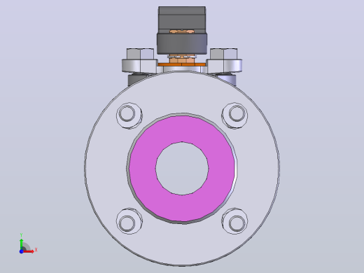 手动球阀User Library-MD52C150DN20-2前视缩略图