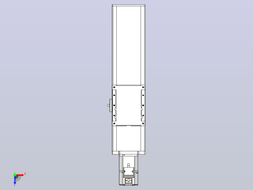 滚珠丝杠直线轴带导轨全封闭TPA-HCR-105D-1610C-L200-M-Y-P40-N3俯视缩略图
