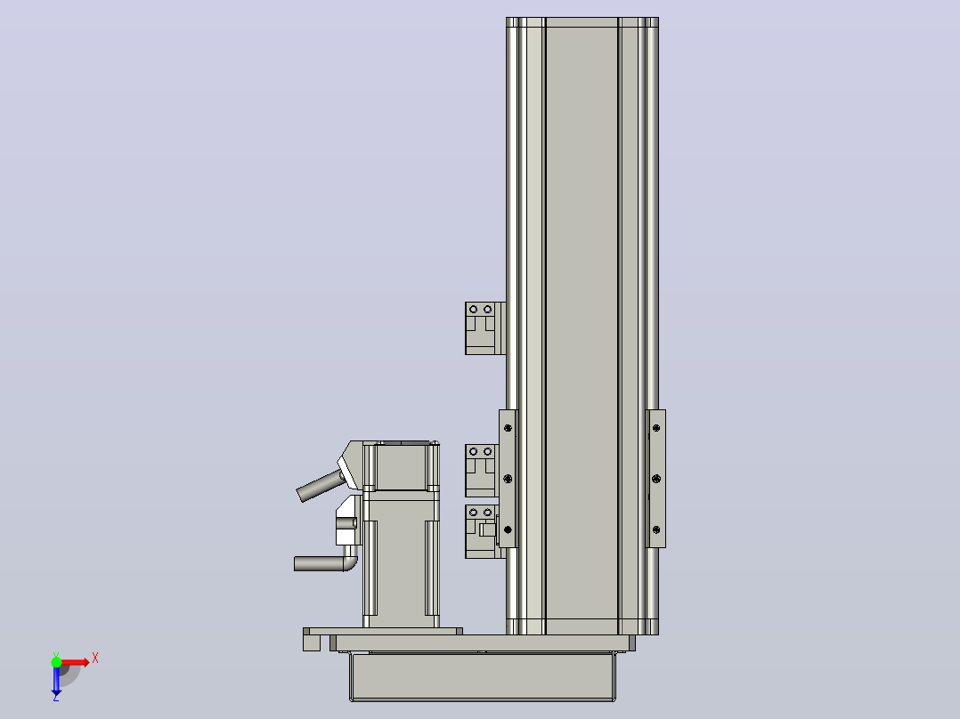 MT75BS半封闭丝杆滑台[MT75BS.L#.150.BR.P10.C3]俯视图