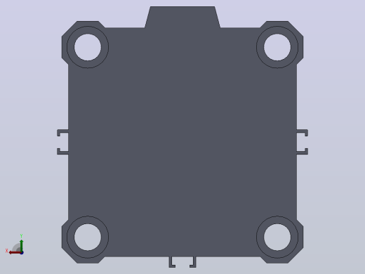 QGY(D)前弹簧单作用薄型气缸[QGY(D)80×30]后视缩略图