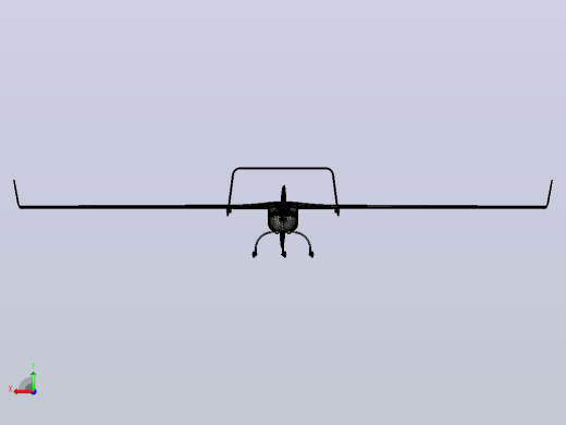 Integrator Render飞机后视缩略图