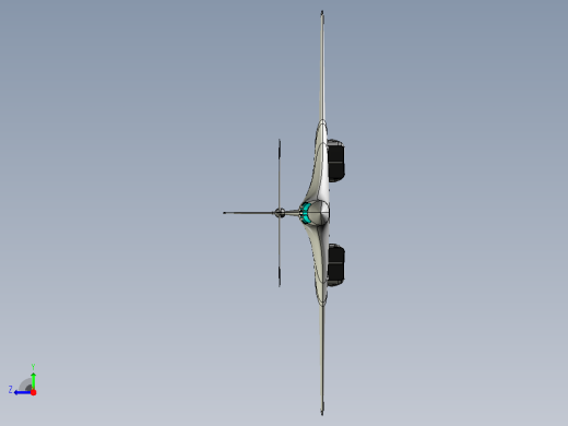 Tu-160逆火战略轰炸机CATIA V5 r21参数化模型右视缩略图